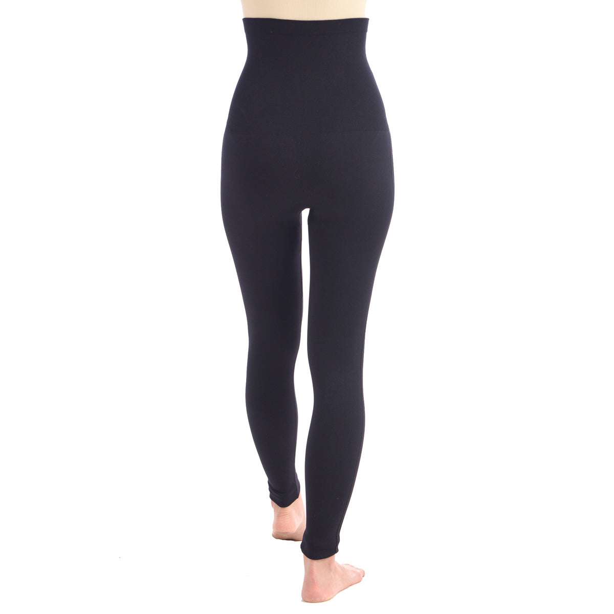 Shaping Legging With Extra High 8" Waistband - Black